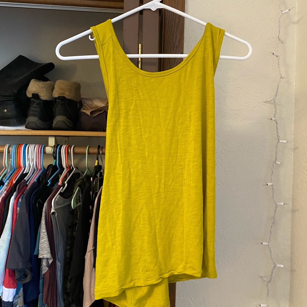Yellow tank